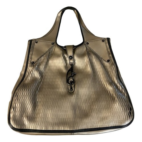 Pre-owned Fay Leather Handbag In Gold