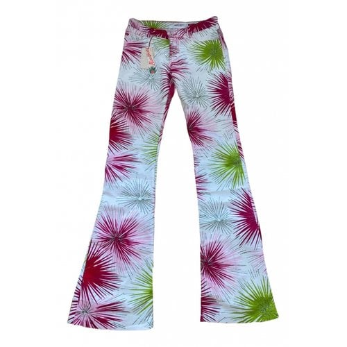 Pre-owned Miss Sixty Straight Pants In Multicolour