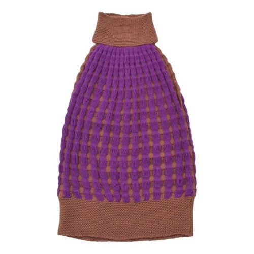 Pre-owned Missoni Wool Top In Purple