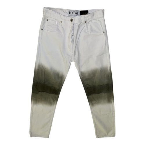 Pre-owned Loewe Straight Jeans In Multicolour