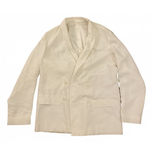 Pre-owned Lemaire Silk Jacket In White