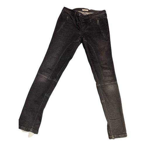 Pre-owned Burberry Slim Jeans In Black