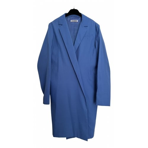 Pre-owned Jil Sander Coat In Blue