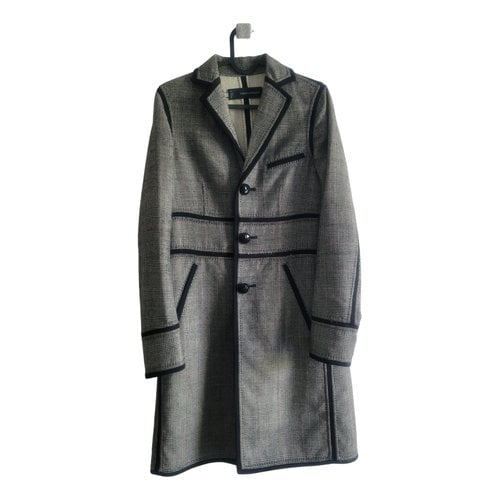 Pre-owned Dsquared2 Wool Coat In Multicolour
