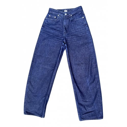 Pre-owned Arket Jeans In Navy