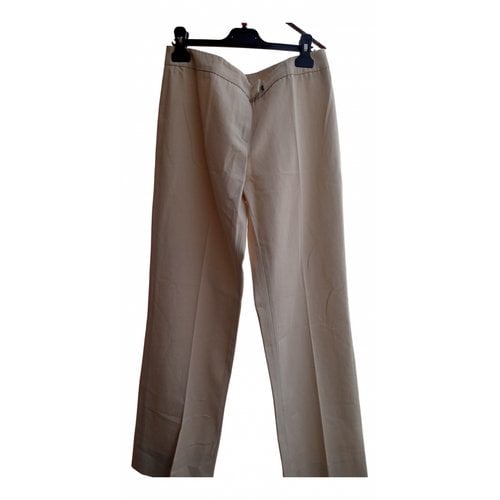 Pre-owned I Blues Trousers In Beige