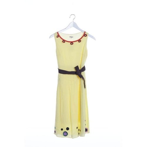Pre-owned Miu Miu Dress In Yellow