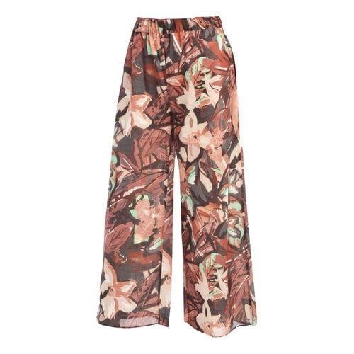 Pre-owned Max Mara Large Pants In Multicolour