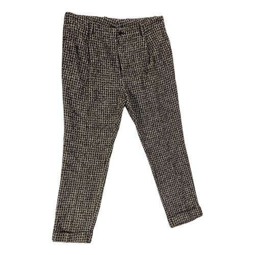 Pre-owned Daniele Alessandrini Trousers In Grey