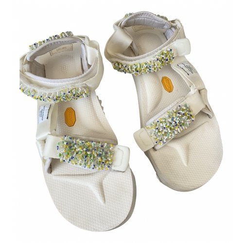 Pre-owned Cecilie Bahnsen Sandal In White