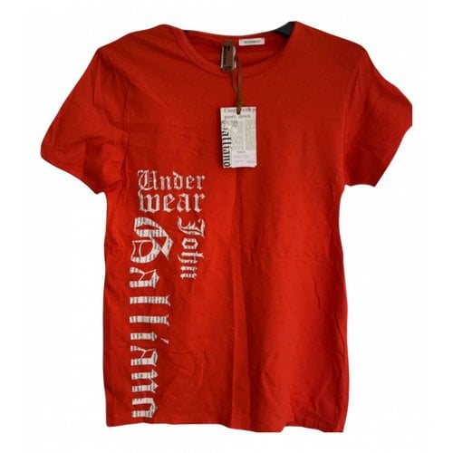 Pre-owned John Galliano T-shirt In Red