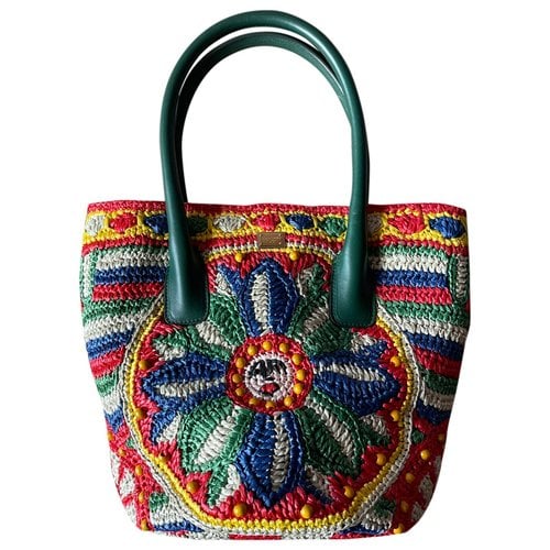 Pre-owned Dolce & Gabbana Tweed Handbag In Multicolour
