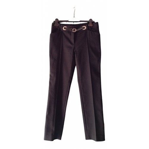 Pre-owned Dolce & Gabbana Straight Pants In Black