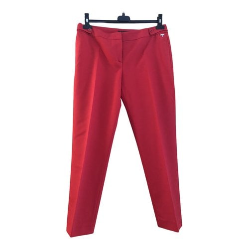 Pre-owned Liujo Straight Pants In Red