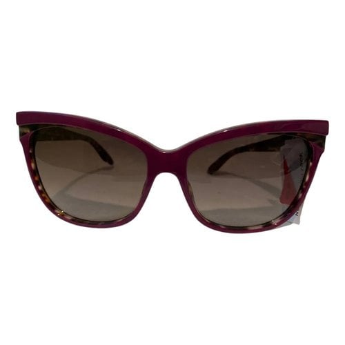 Pre-owned Dior Sunglasses In Purple