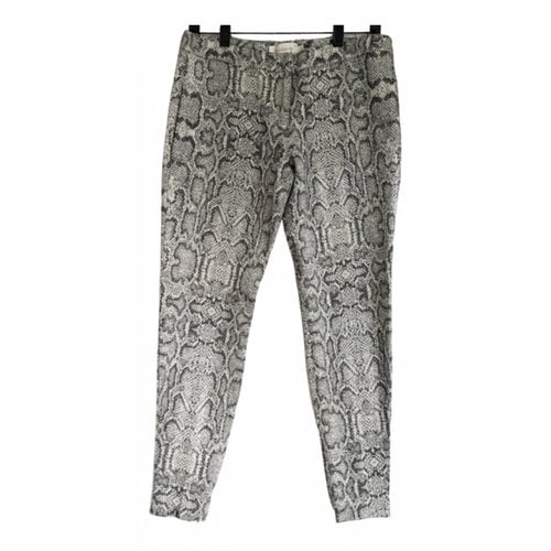Pre-owned Zimmermann Trousers In Grey