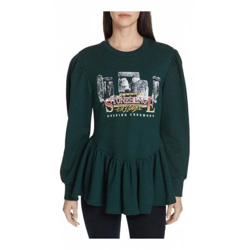 Pre-owned Opening Ceremony Sweatshirt In Green