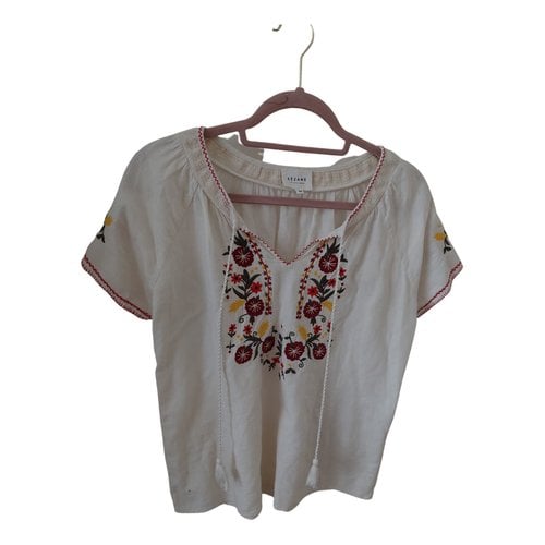 Pre-owned Sézane Blouse In White