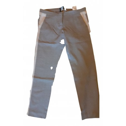 Pre-owned Alysi Trousers In Grey