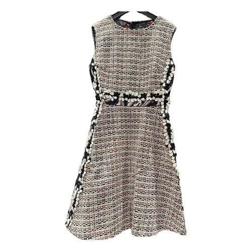 Pre-owned Giambattista Valli Wool Mid-length Dress In Multicolour