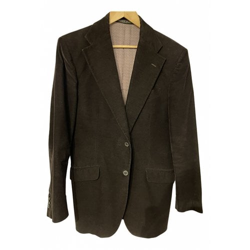 Pre-owned Corneliani Jacket In Brown