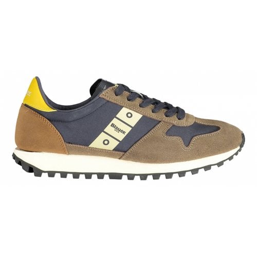 Pre-owned Blauer Low Trainers In Brown