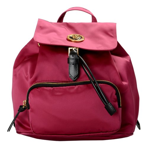 Pre-owned Versace Backpack In Purple