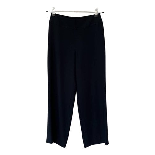 Pre-owned Akris Trousers In Black