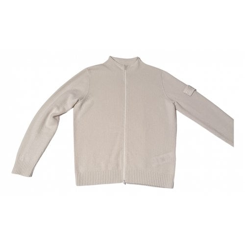 Pre-owned Stone Island Cashmere Pull In White