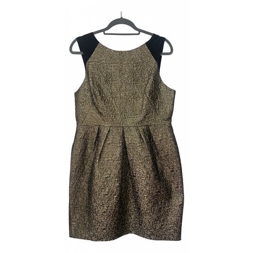 Pre-owned Whistles Mini Dress In Gold