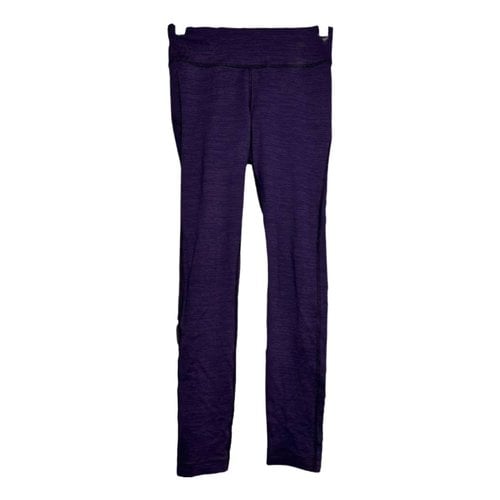 Pre-owned Outdoor Voices Leggings In Purple
