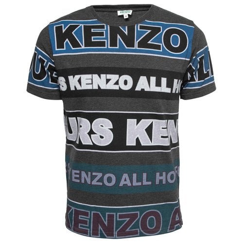 Pre-owned Kenzo T-shirt In Grey