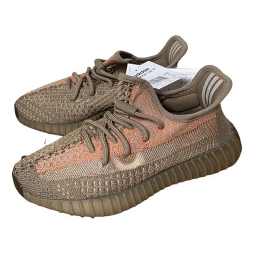 Pre-owned Yeezy X Adidas Boost 350 V2 Cloth Trainers In Metallic