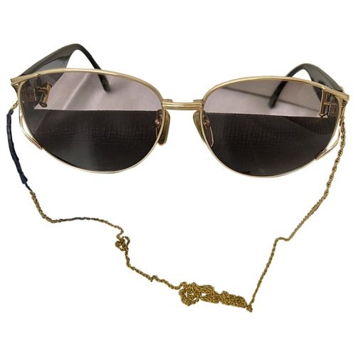 Pre-owned Saint Laurent Sunglasses In Grey