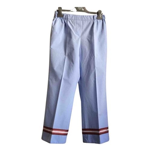 Pre-owned N°21 Large Pants In Blue