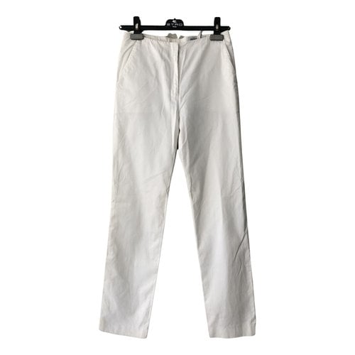 Pre-owned Saint Laurent Chino Pants In White