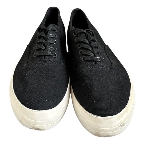 Pre-owned Vagabond Cloth Trainers In Black