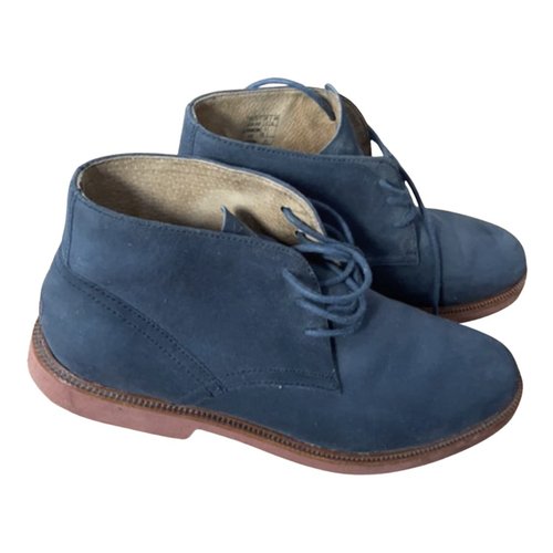 Pre-owned Polo Ralph Lauren Boots In Blue