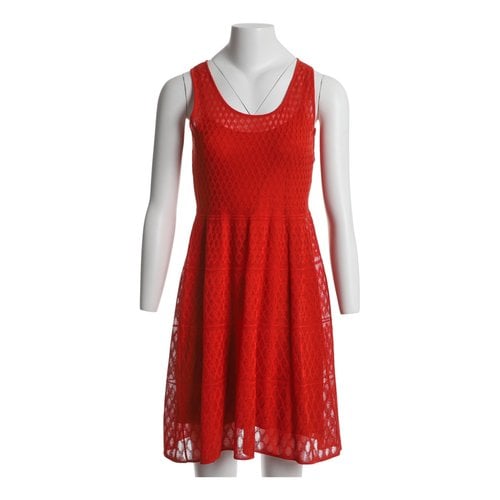 Pre-owned Missoni Mini Dress In Red