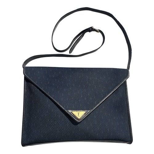Pre-owned Saint Laurent Cloth Handbag In Blue