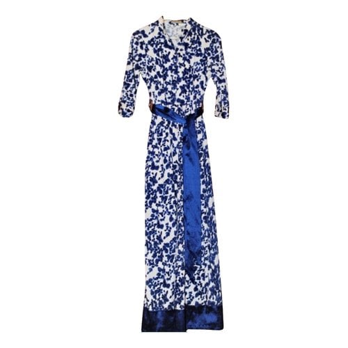 Pre-owned Nina Ricci Maxi Dress In Blue