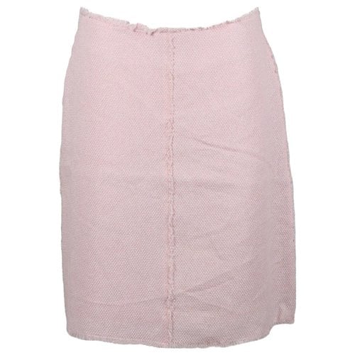 Pre-owned Balmain Mid-length Skirt In Pink