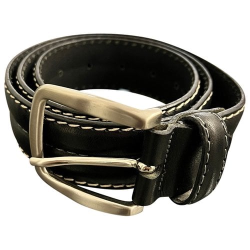 Pre-owned Linea Pelle Leather Belt In Black