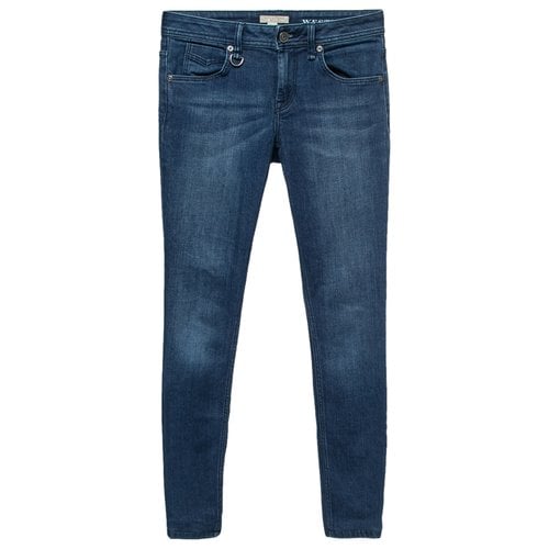 Pre-owned Burberry Jeans In Blue