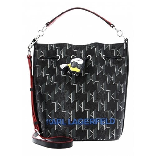 Pre-owned Karl Lagerfeld Leather Crossbody Bag In Multicolour