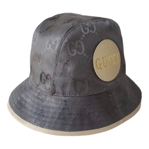 Pre-owned Gucci Hat In Grey