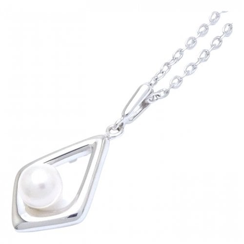 Pre-owned Mikimoto Silver Necklace