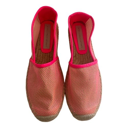 Pre-owned Stella Mccartney Cloth Espadrilles In Pink