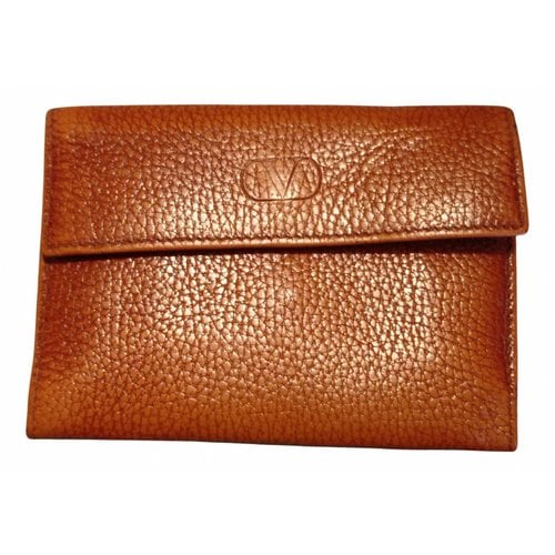 Pre-owned Valentino Garavani Leather Small Bag In Brown