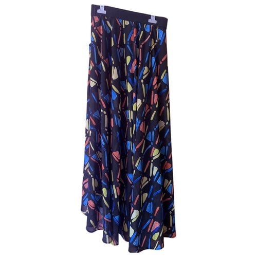 Pre-owned Pinko Maxi Skirt In Multicolour
